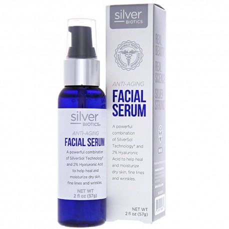 SilverBiotics® Anti-aging Facial Serum 2oz Home